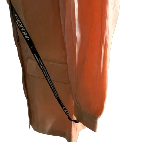 Unique21 🌸Tailored🌸 Shimmer Mini Blazer Dress - SZ 6 - Picture 10 of 16